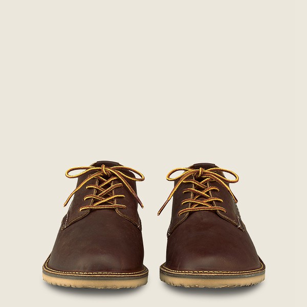 Red Wing Oxford Erkek - Weekender – Rough & Tough Deri - Kahverengi - 75QMSTOEK